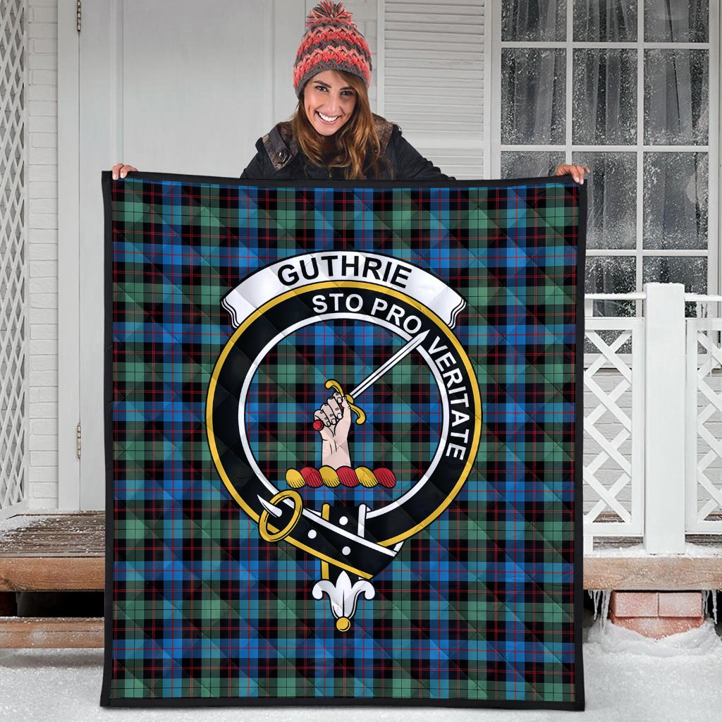 Guthrie Ancient Tartan Crest Quilt