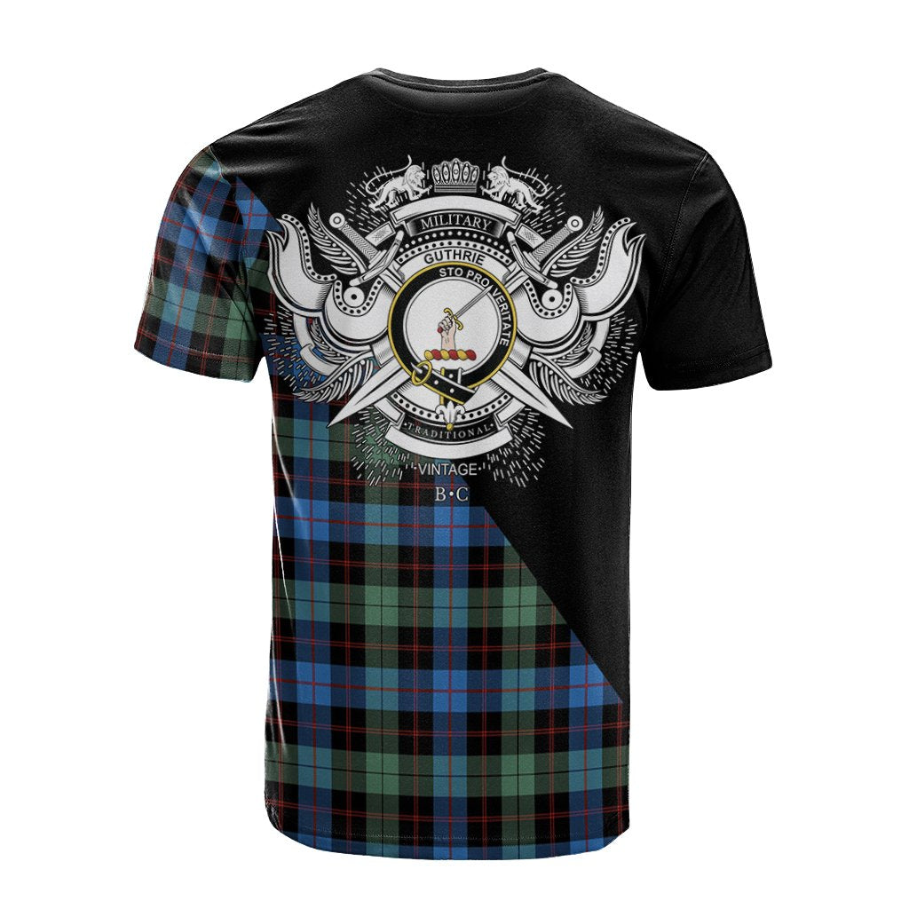 Guthrie Ancient Tartan - Military T-Shirt