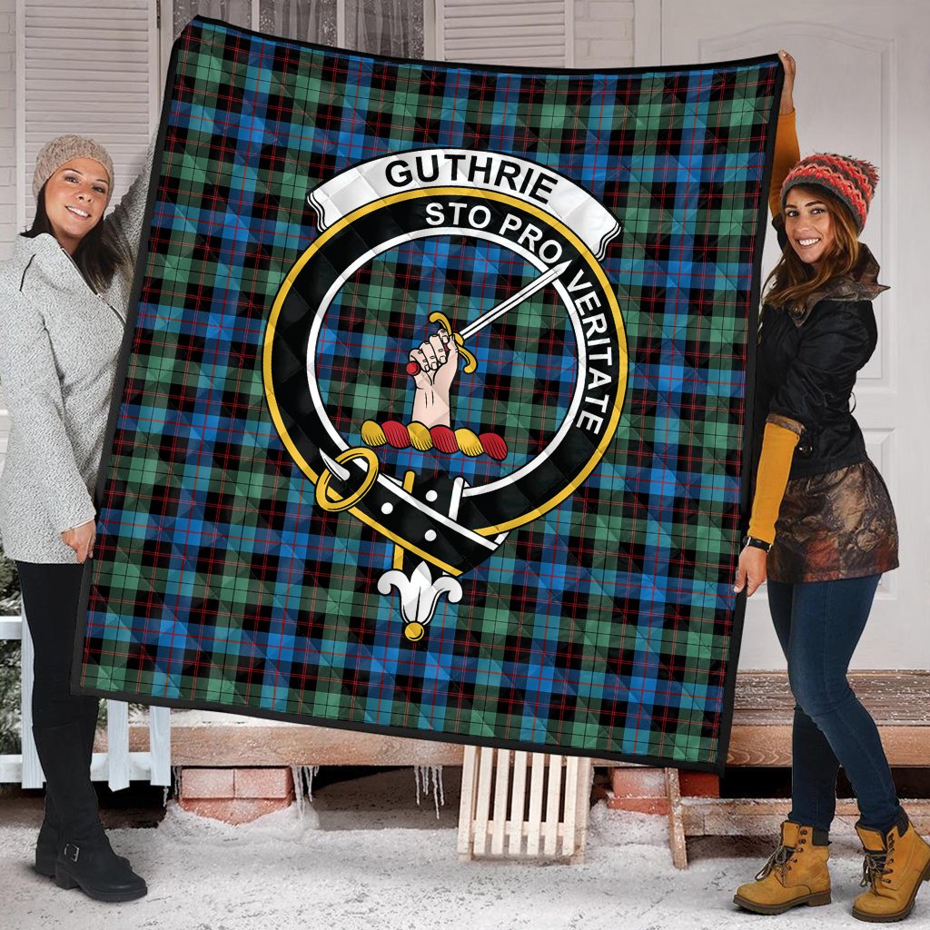 Guthrie Ancient Tartan Crest Quilt