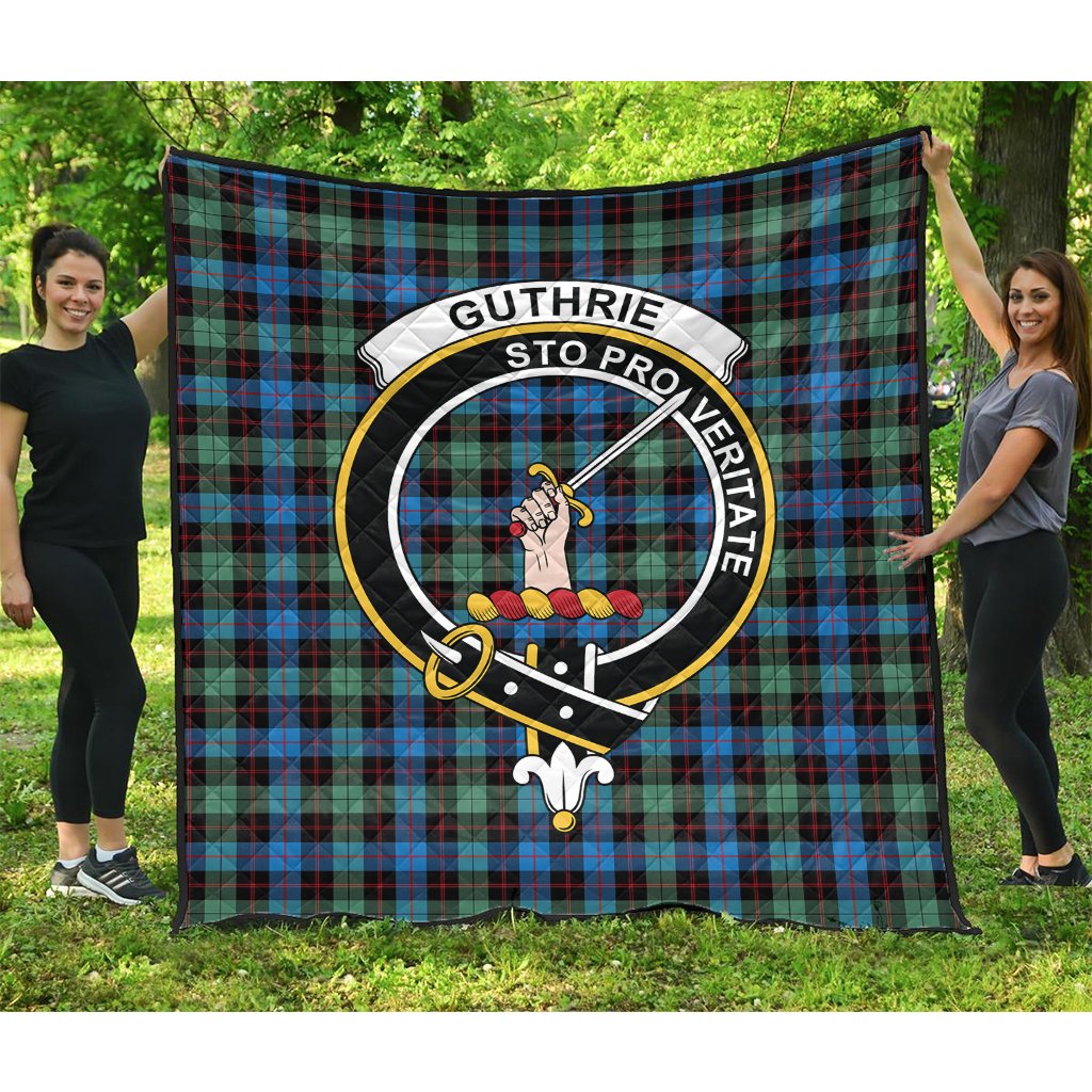 Guthrie Ancient Tartan Crest Quilt