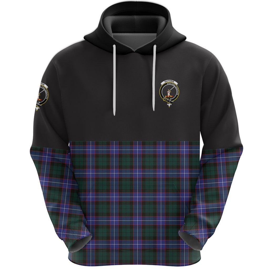 Guthrie Ancient Clan Half Of Tartan Hoodie