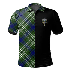 Haliburton Tartan Polo Shirt Half of Me - Cross Style