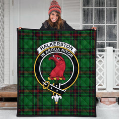 Halkerston Tartan Crest Quilt