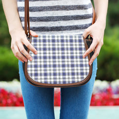 Hannay Modern Tartan Saddle Handbags