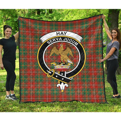 Hay Ancient Tartan Crest Quilt