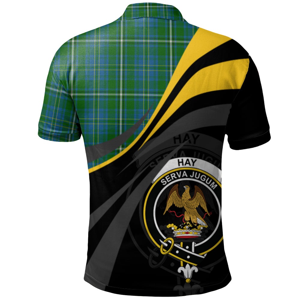 Hay Hunting Tartan Polo Shirt - Royal Coat Of Arms Style