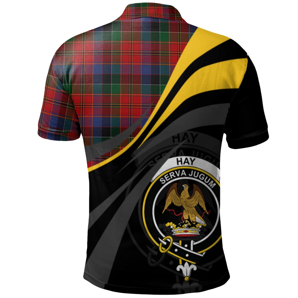 Hay or Leith Tartan Polo Shirt - Royal Coat Of Arms Style