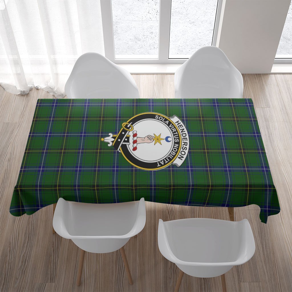 Henderson Tartan Crest Tablecloth
