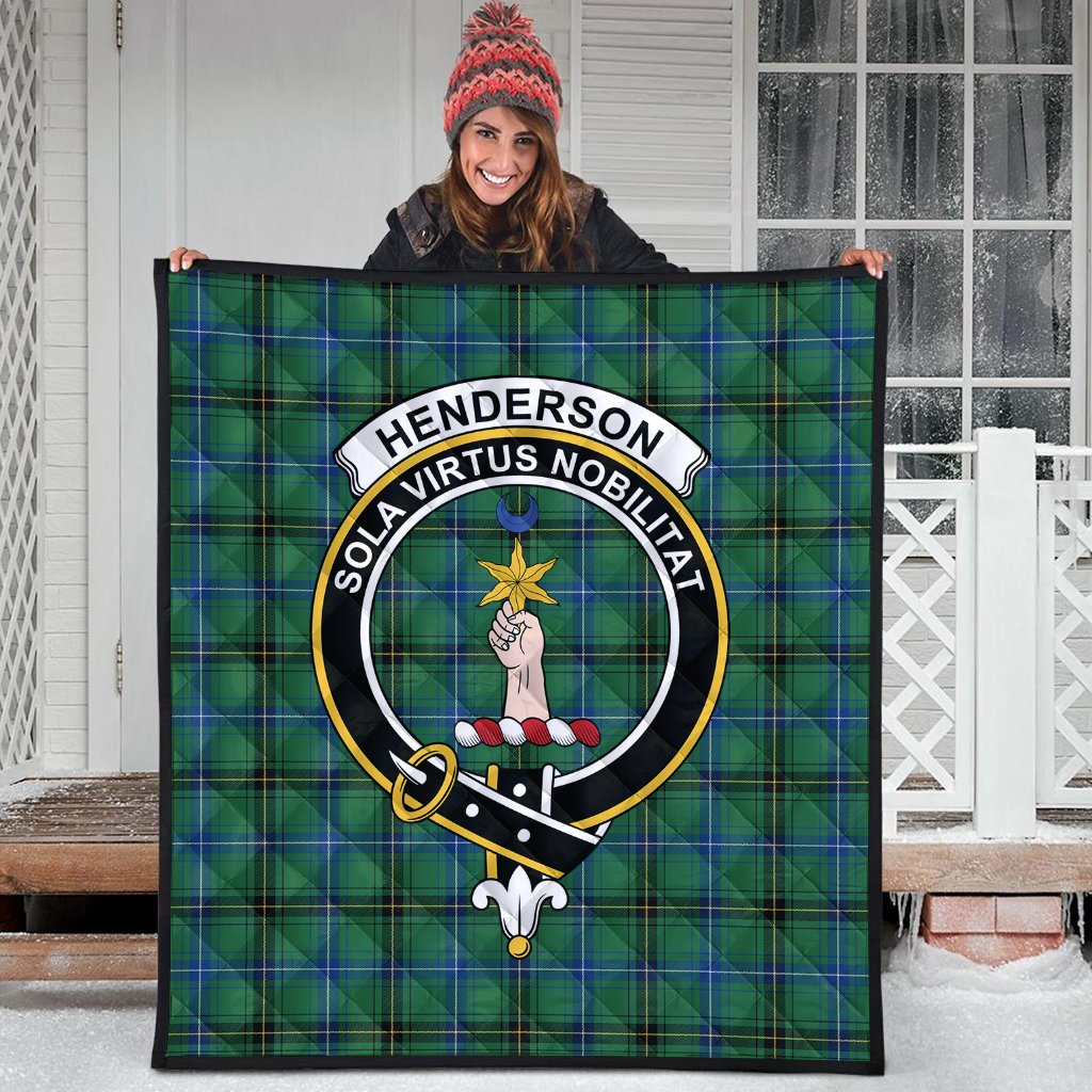 Henderson Ancient Tartan Crest Quilt