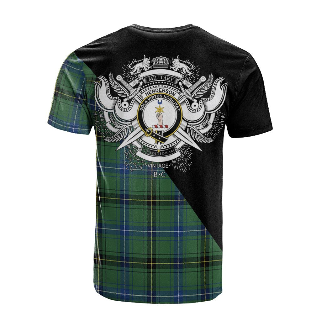 Henderson Ancient Tartan - Military T-Shirt