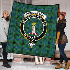 Henderson Ancient Tartan Crest Quilt