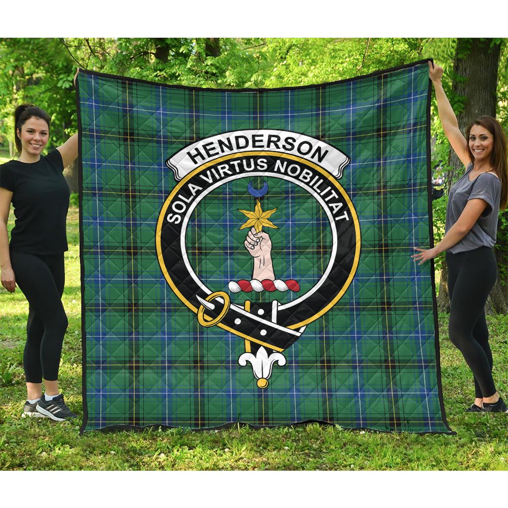 Henderson Ancient Tartan Crest Quilt