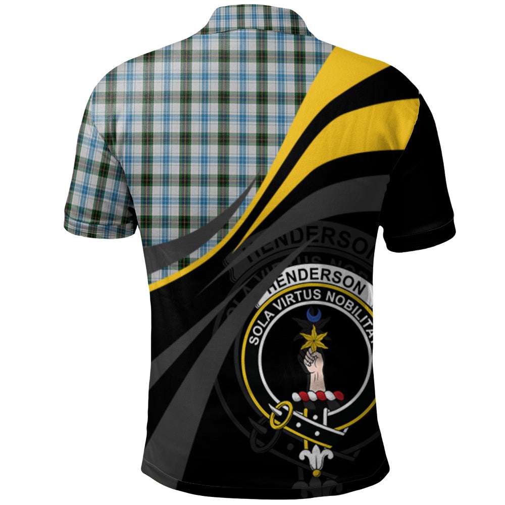 Henderson Dress Tartan Polo Shirt - Royal Coat Of Arms Style