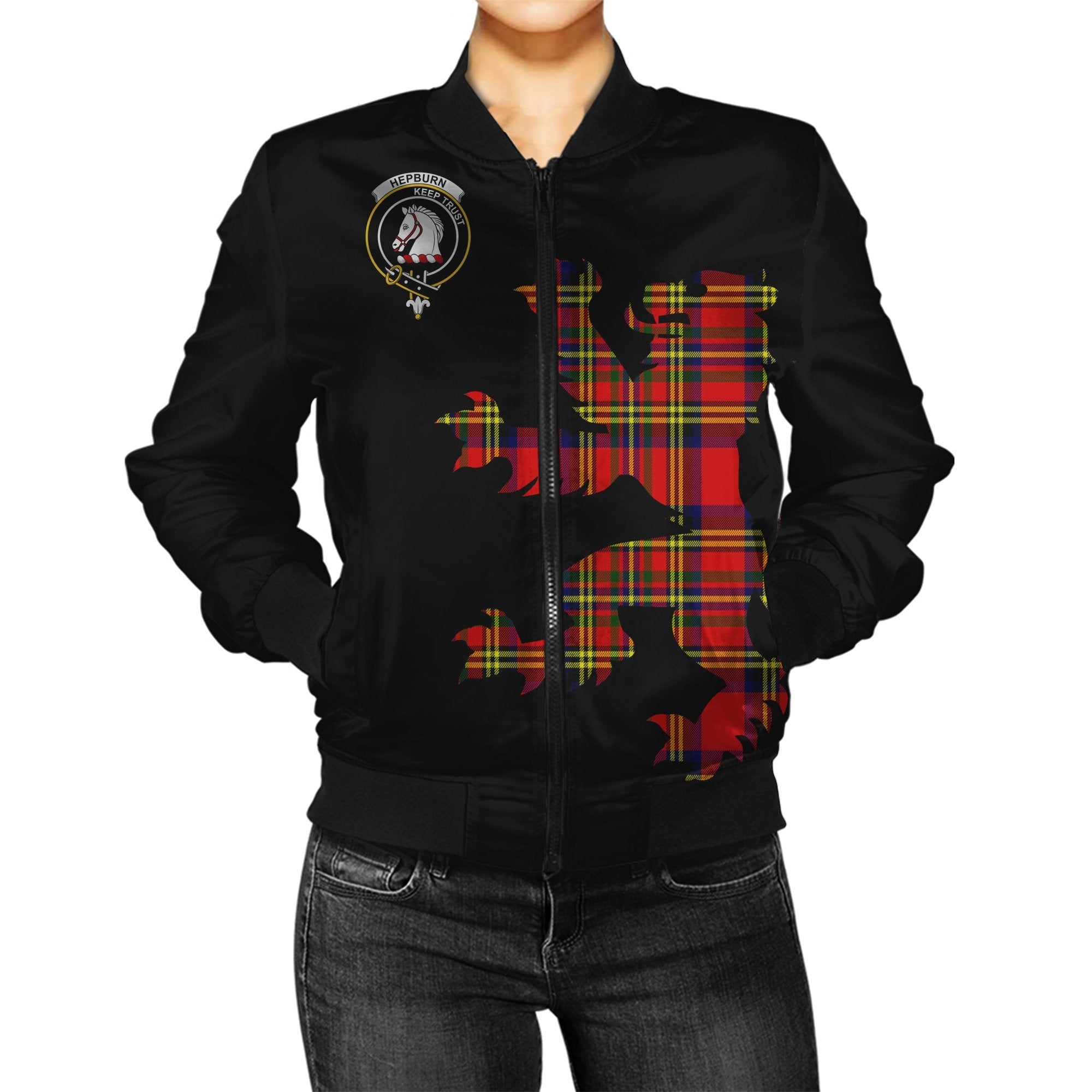 Hepburn Tartan Bomber Jacket Lion & Thistle