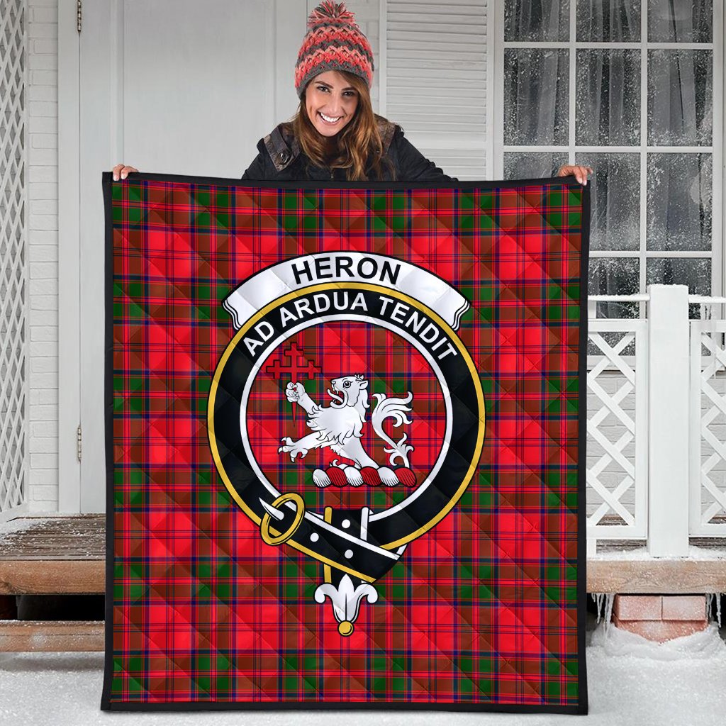 Heron Tartan Crest Quilt