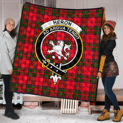 Heron Tartan Crest Quilt