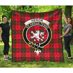 Heron Tartan Crest Quilt