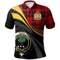 Hogg Tartan Polo Shirt - Royal Coat Of Arms Style
