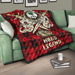 Hogg Tartan Crest Legend Gold Royal Premium Quilt