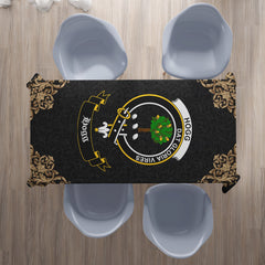 Hogg (or Hog) Crest Tablecloth - Black Style