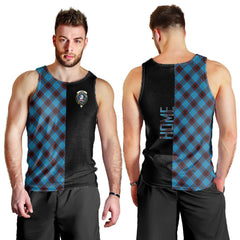 Home Ancient Tartan Crest Men's Tank Top - Cross Style