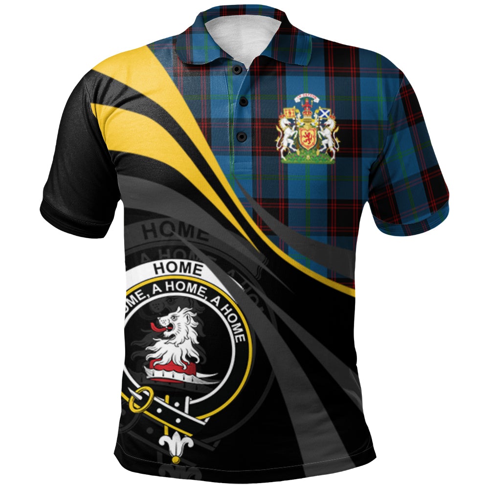 Home Clans Originaux Tartan Polo Shirt - Royal Coat Of Arms Style