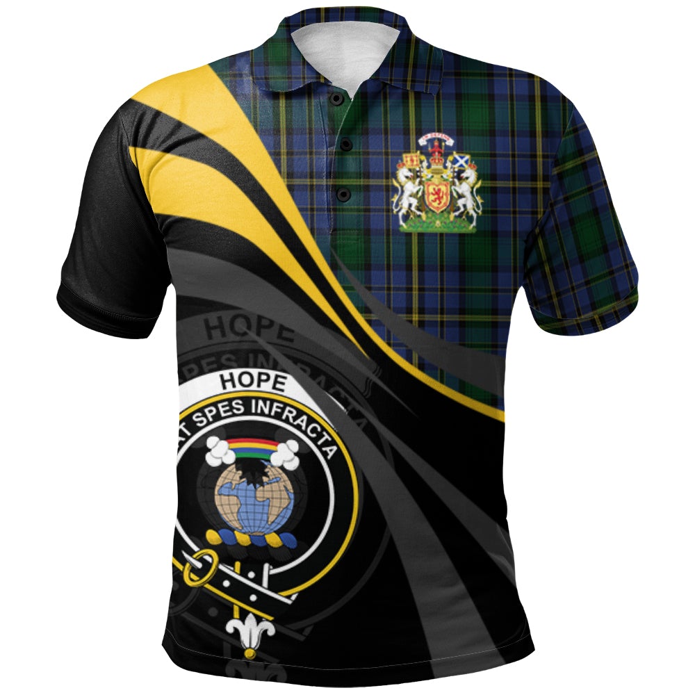 Hope (Vere - Weir) 01 Tartan Polo Shirt - Royal Coat Of Arms Style