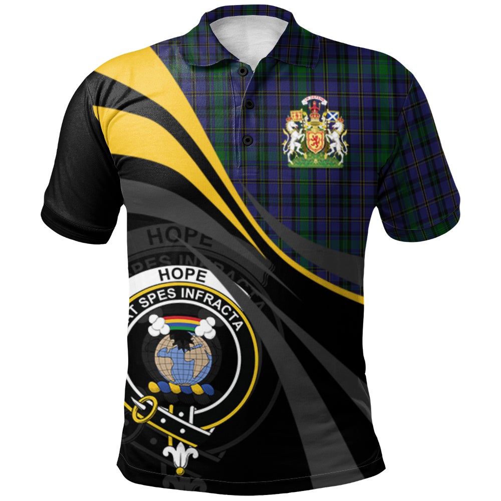 Hope (Vere - Weir) 02 Tartan Polo Shirt - Royal Coat Of Arms Style