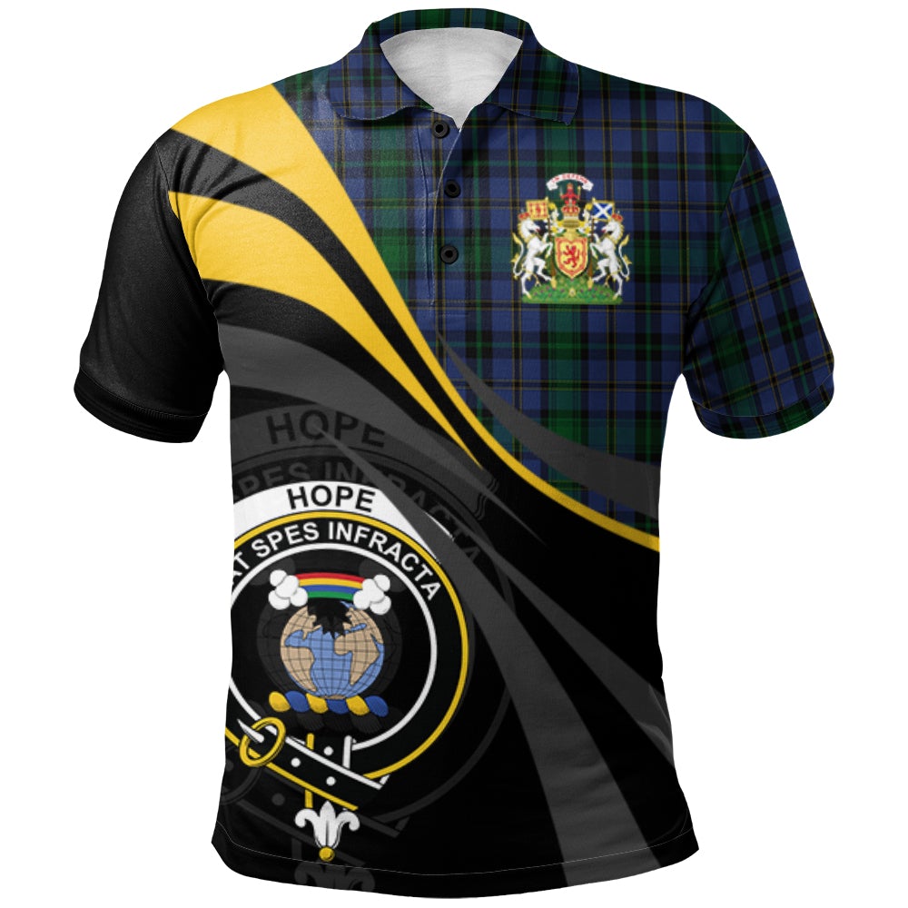 Hope (Vere - Weir) 03 Tartan Polo Shirt - Royal Coat Of Arms Style