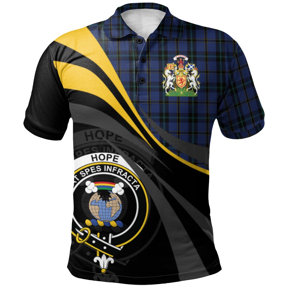 Hope (Vere - Weir) 04 Tartan Polo Shirt - Royal Coat Of Arms Style
