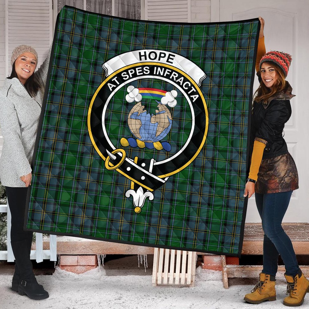 Hope (Vere) Lochcarron Tartan Crest Quilt