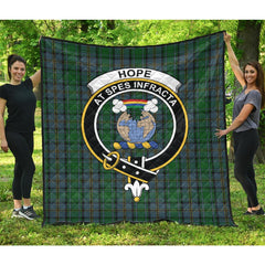 Hope (Vere) Lochcarron Tartan Crest Quilt