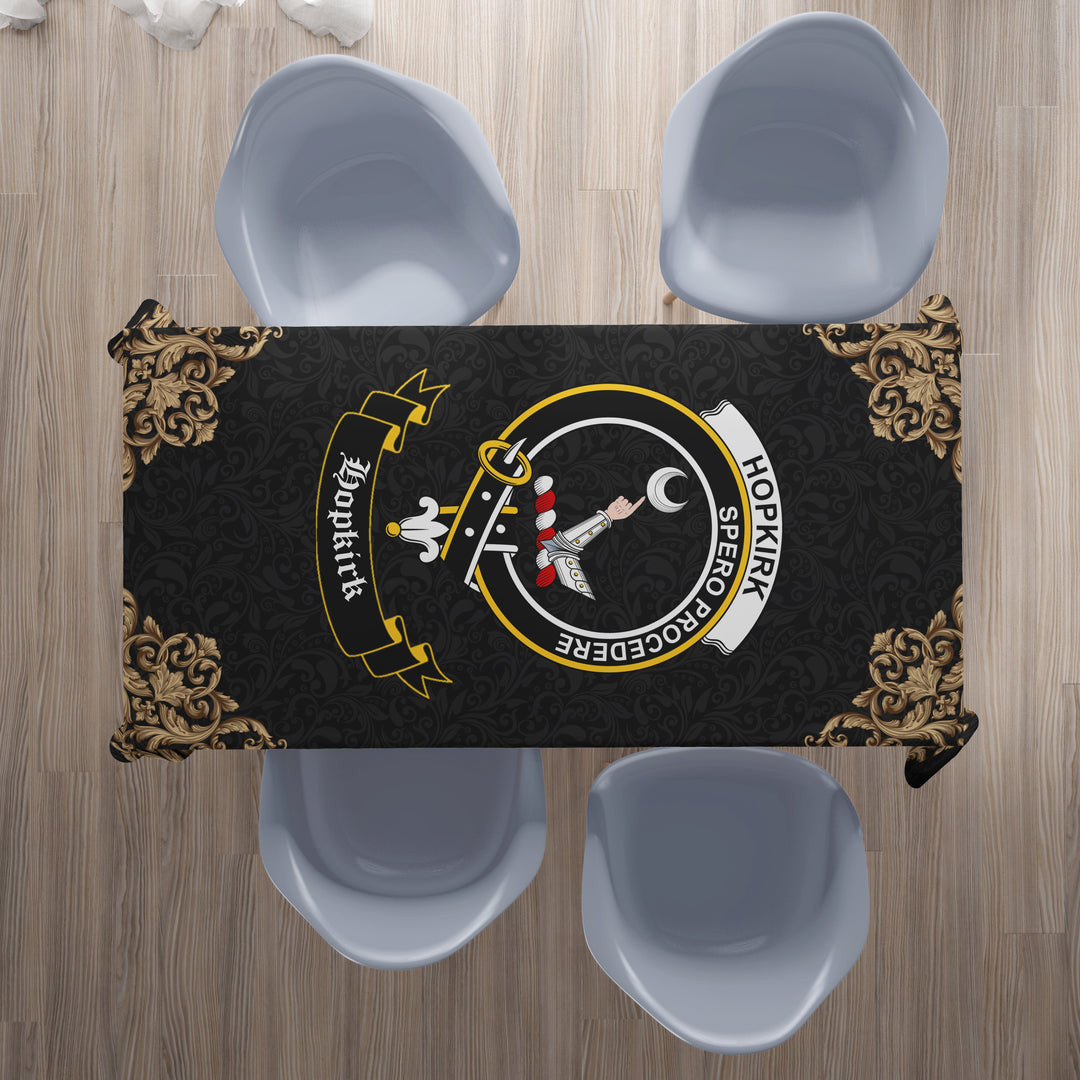 Hopkirk Crest Tablecloth - Black Style