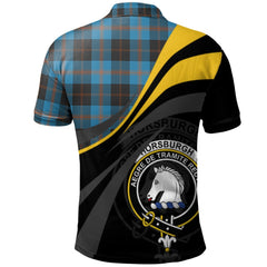 Horsburgh Tartan Polo Shirt - Royal Coat Of Arms Style