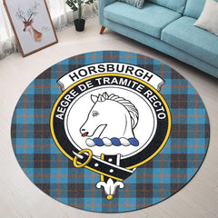Horsburgh Tartan Crest Round Rug