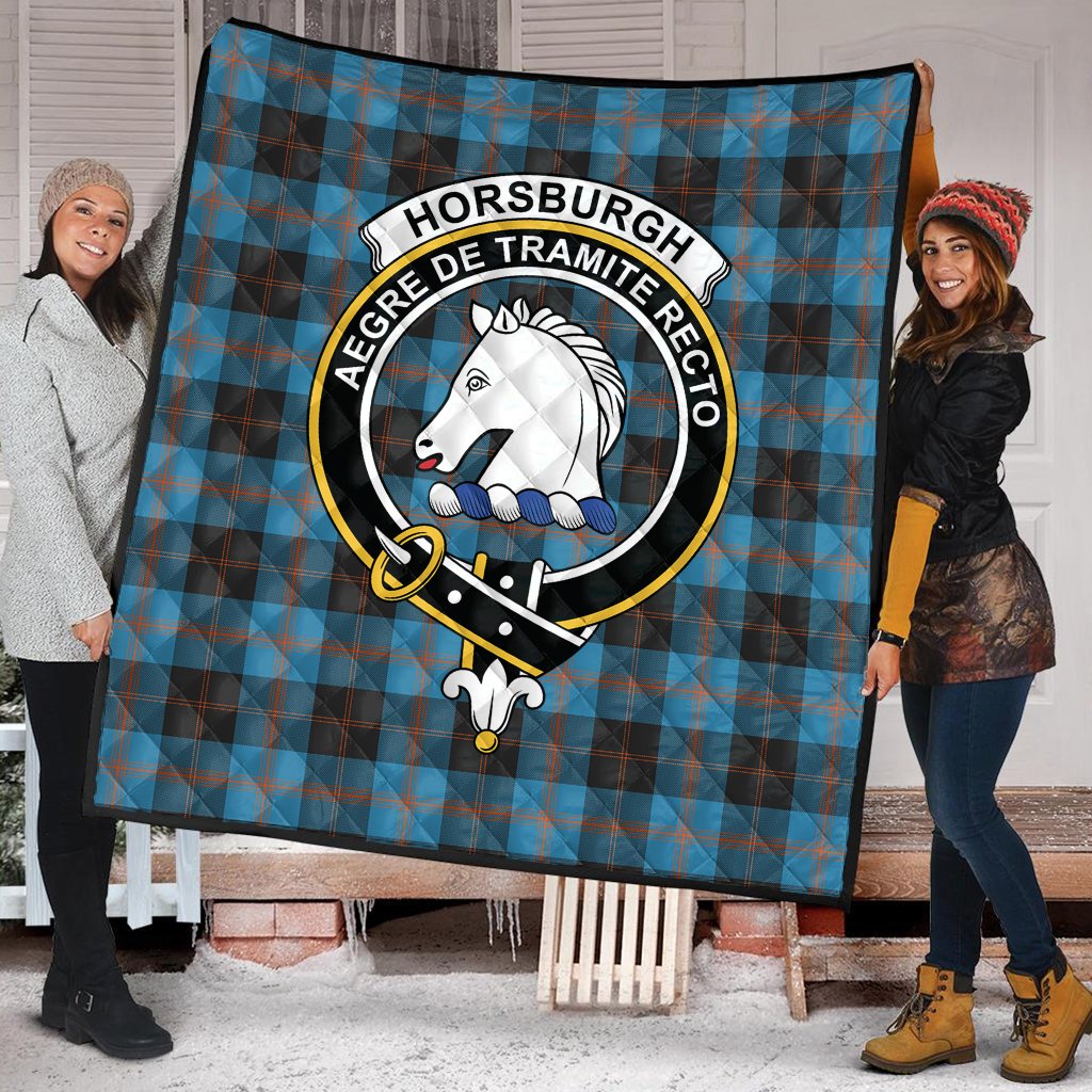 Horsburgh Tartan Crest Quilt