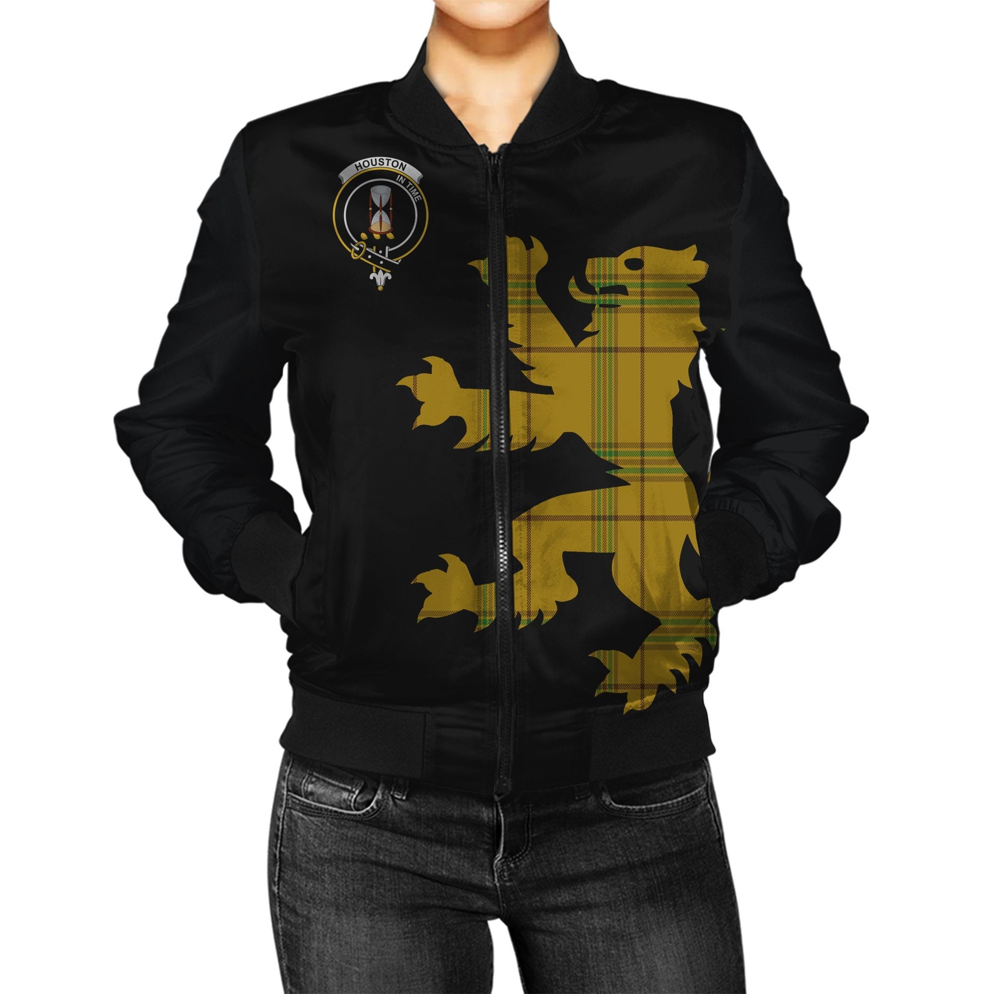 Houston Tartan Bomber Jacket Lion & Thistle