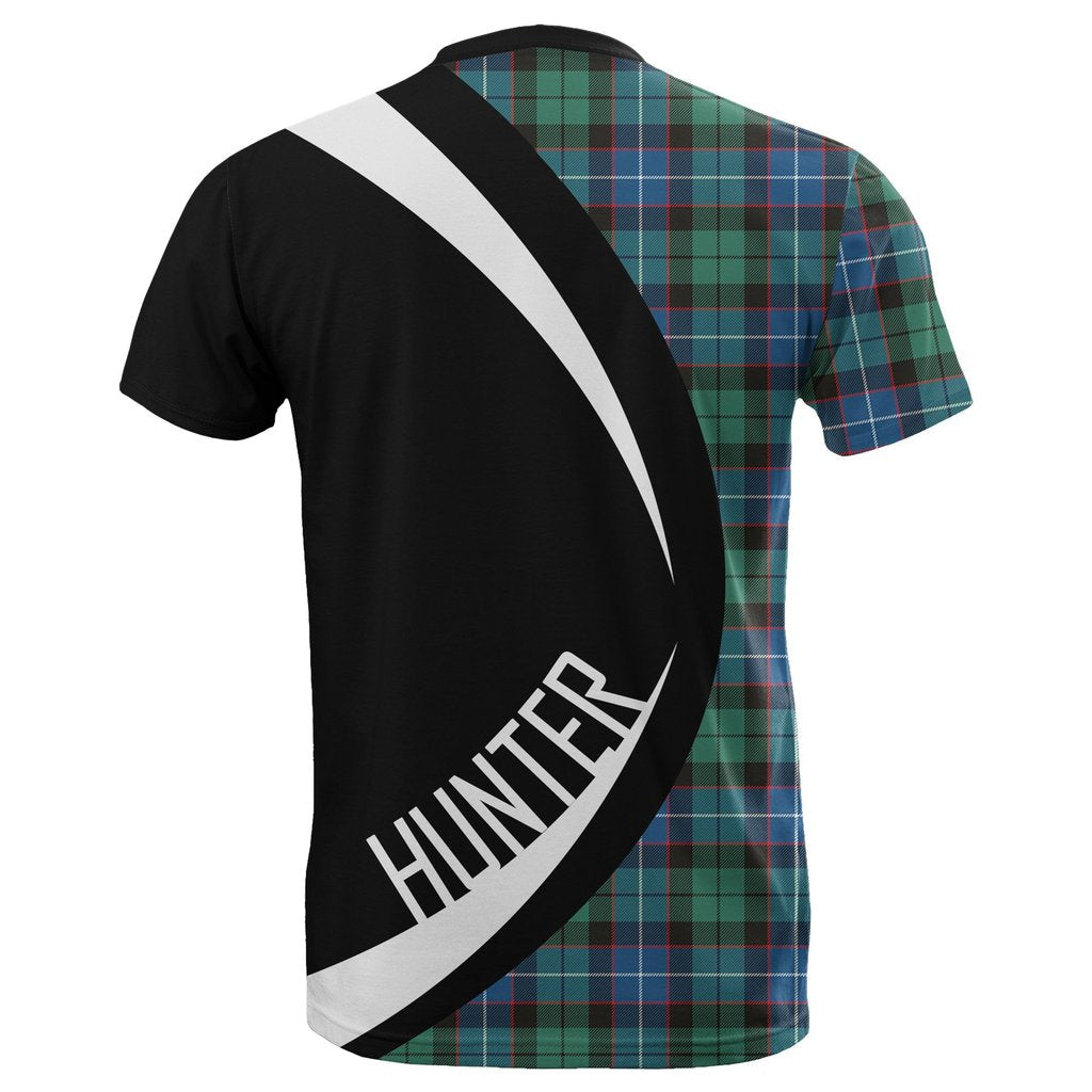 Hunter Ancient Tartan Crest Circle T-shirt