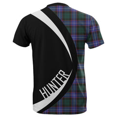 Hunter Modern Tartan Crest Circle T-shirt