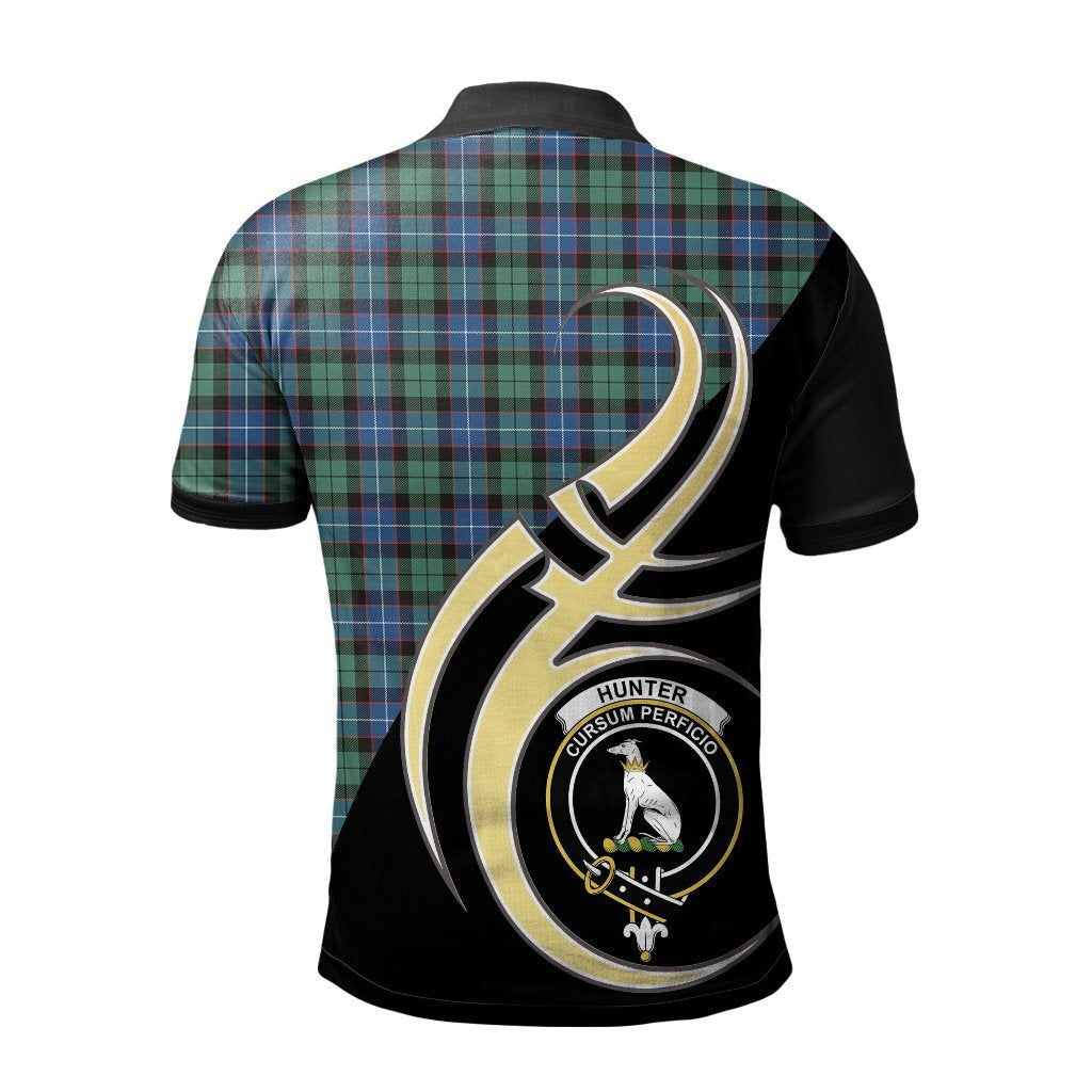 Hunter Ancient Tartan Polo Shirt - Believe In Me Style