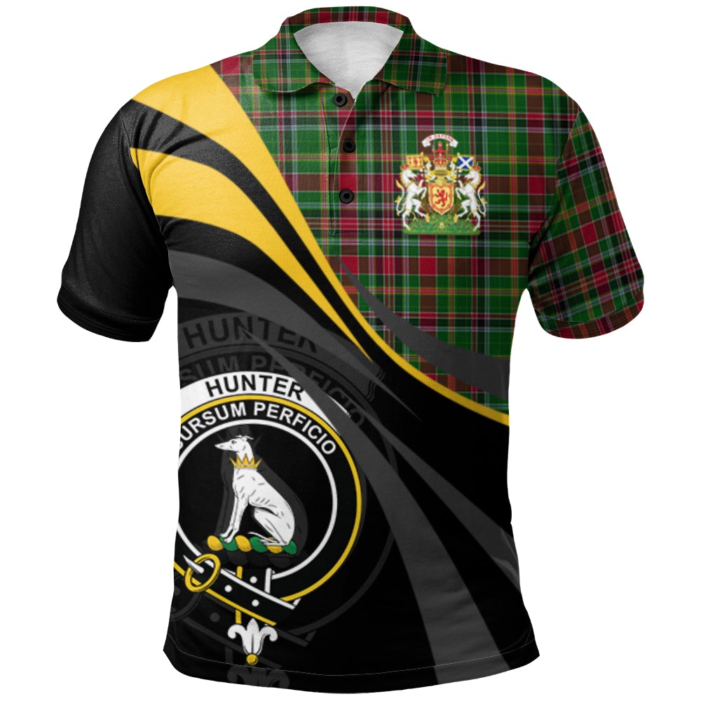 Hunter Wilsons Tartan Polo Shirt - Royal Coat Of Arms Style