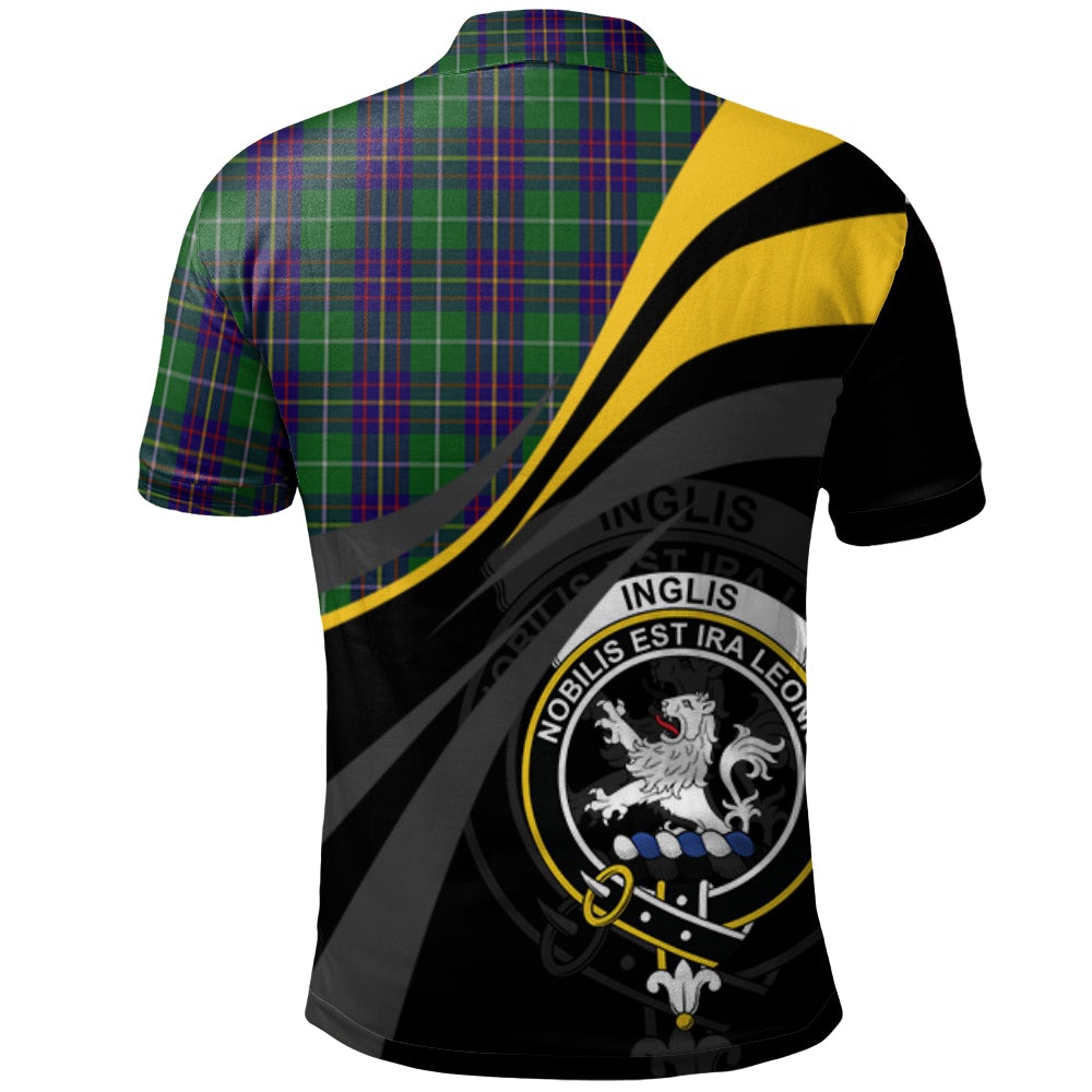 Inglis Tartan Polo Shirt - Royal Coat Of Arms Style