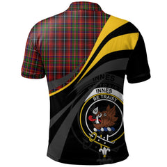 Innes 2 Tartan Polo Shirt - Royal Coat Of Arms Style