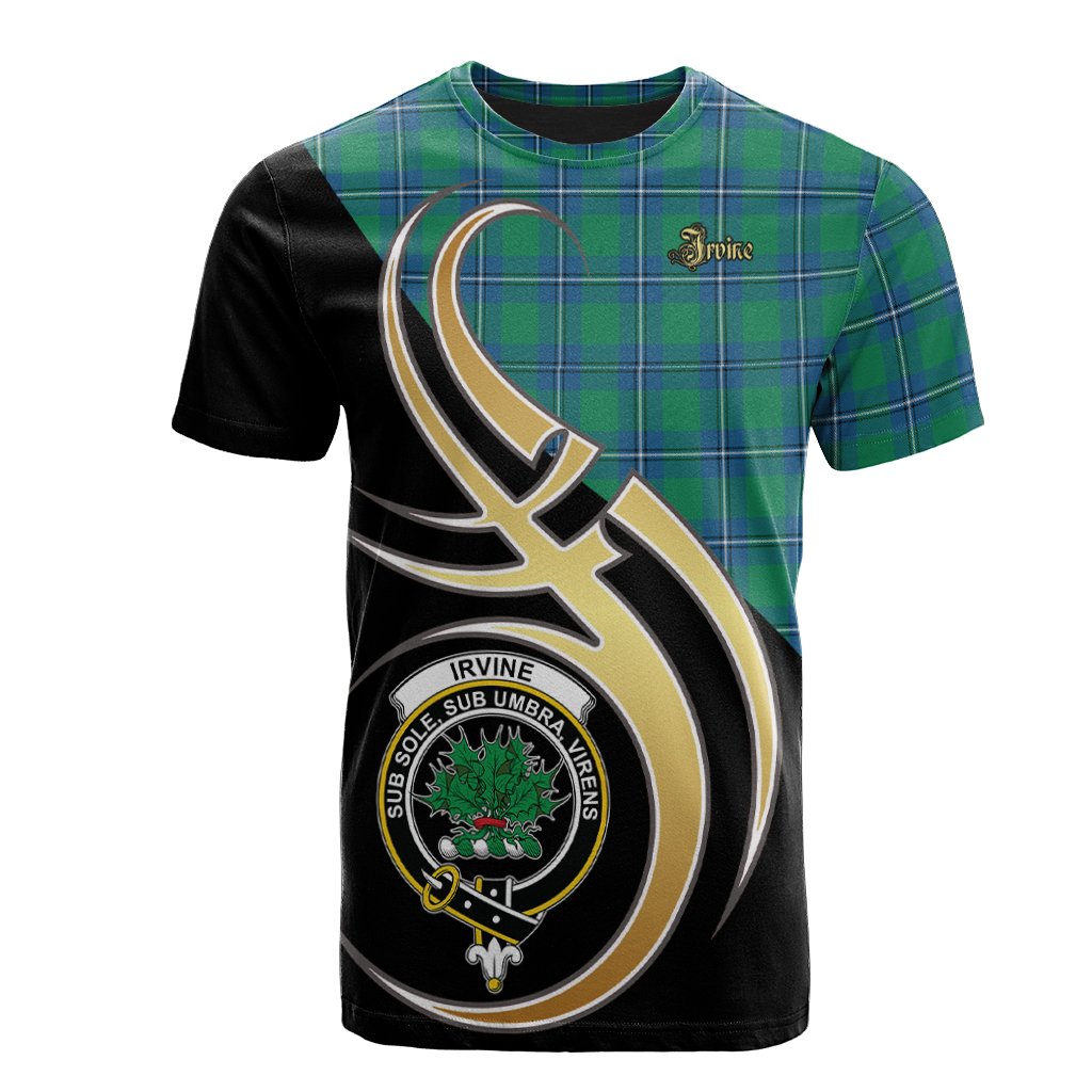 Irvine Ancient Tartan T-shirt - Believe In Me Style