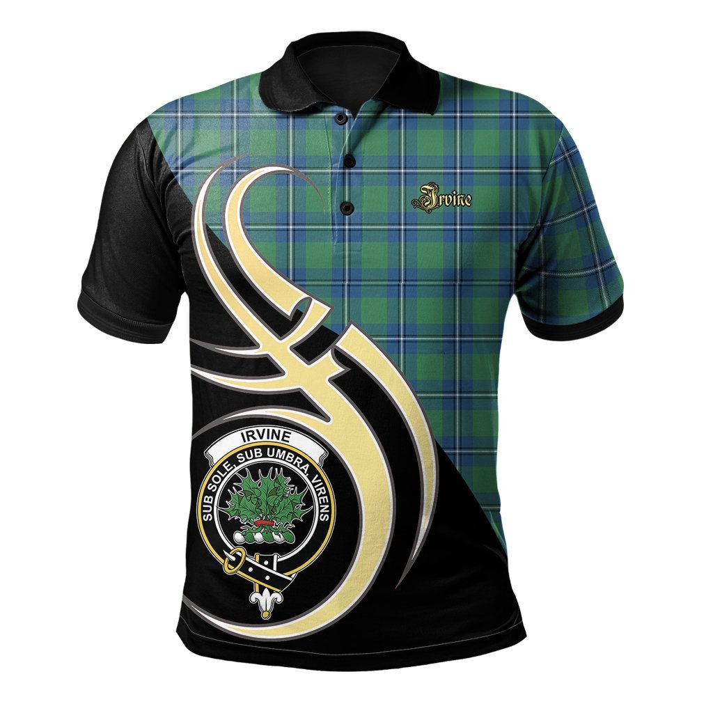 Irvine Ancient Tartan Polo Shirt - Believe In Me Style