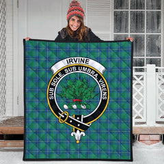 Irvine Ancient Tartan Crest Quilt