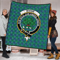 Irvine Ancient Tartan Crest Quilt