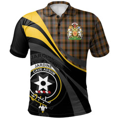 Jardine 02 Tartan Polo Shirt - Royal Coat Of Arms Style