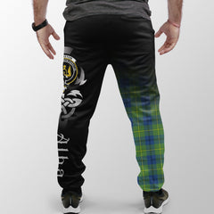 Johnston Ancient Tartan Crest Jogger Sweatpants - Alba Celtic Style