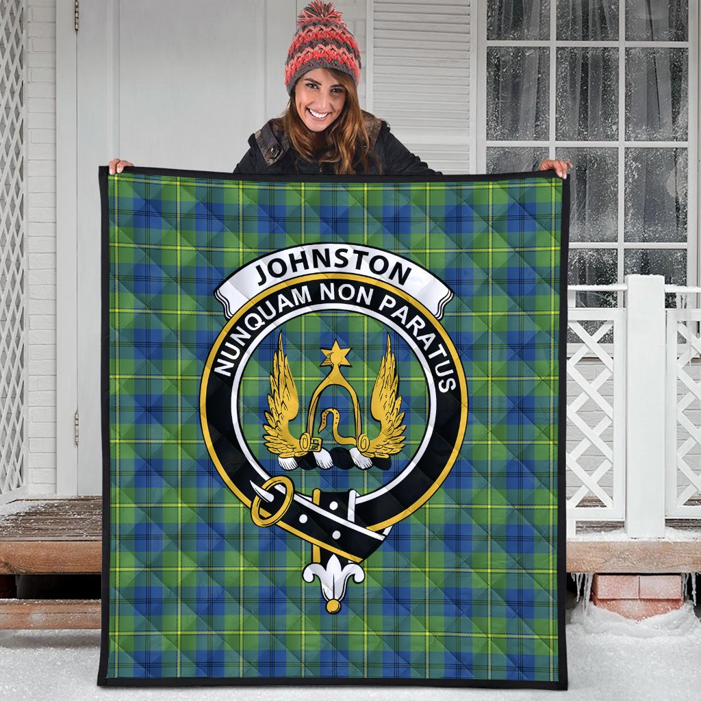 Johnston Ancient Tartan Crest Quilt